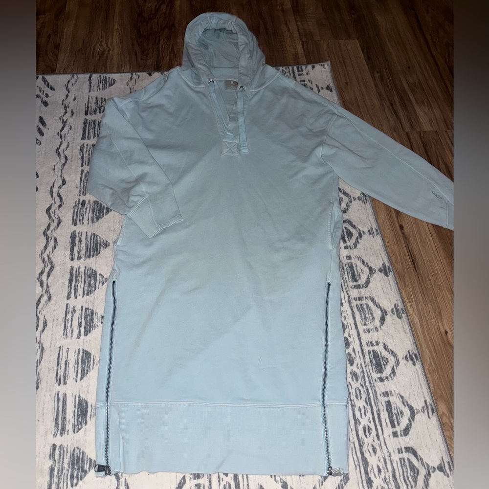 Free People Movement Blue Spur Of The Moment Hoodie Dress size XS
